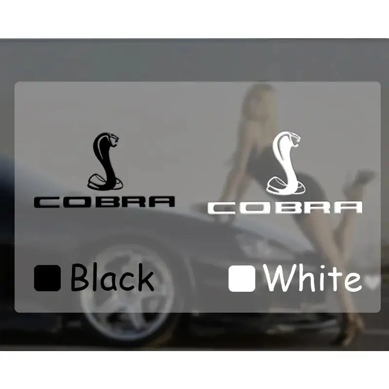 1pc Cobra Graphic Car Sticker | Durable Waterproof Vinyl Decal - Ideal For Car Exteriors, Interiors & Water Bottles