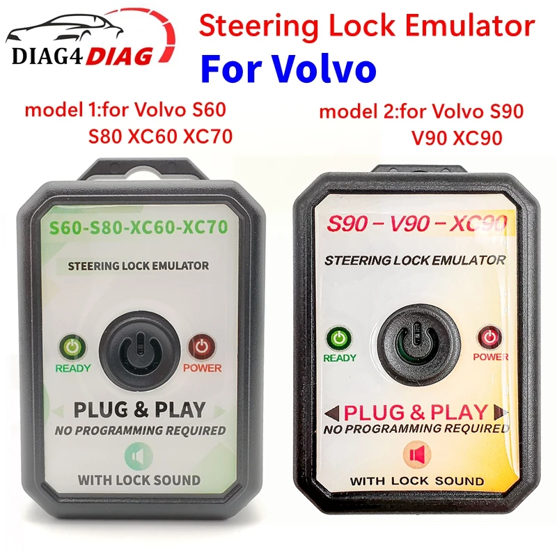 ESL ELV SCL Steering Lock Emulator For Volvo S60 S80 XC60 XC70 Simulator For Volvo S90 V90 XC90 With Sound Plug No Programming