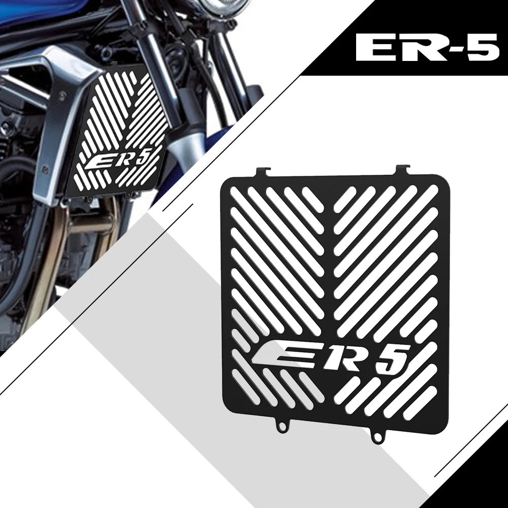 Motorcycle Accessories Radiator Grille Guard Grill Cover Protector For Kawasaki ER5 ER-5 ER 5 1997-2006 2005 2004 2003 2002 2001