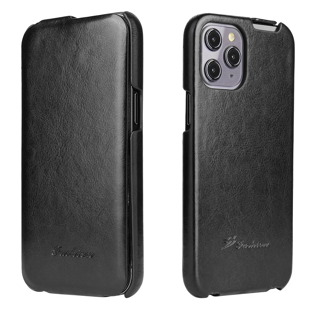 Business Style Leather Vertical Flip Case For Apple Iphone 11 12 13 14 15 Pro Max 15Pro 14 15 Plus 13 Mini Full Protection Case