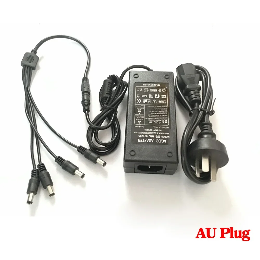 ANPWOO 12V 5A 4 porte CCTV Camera adattatore ca scatola di alimentazione per la telecamera CCTV