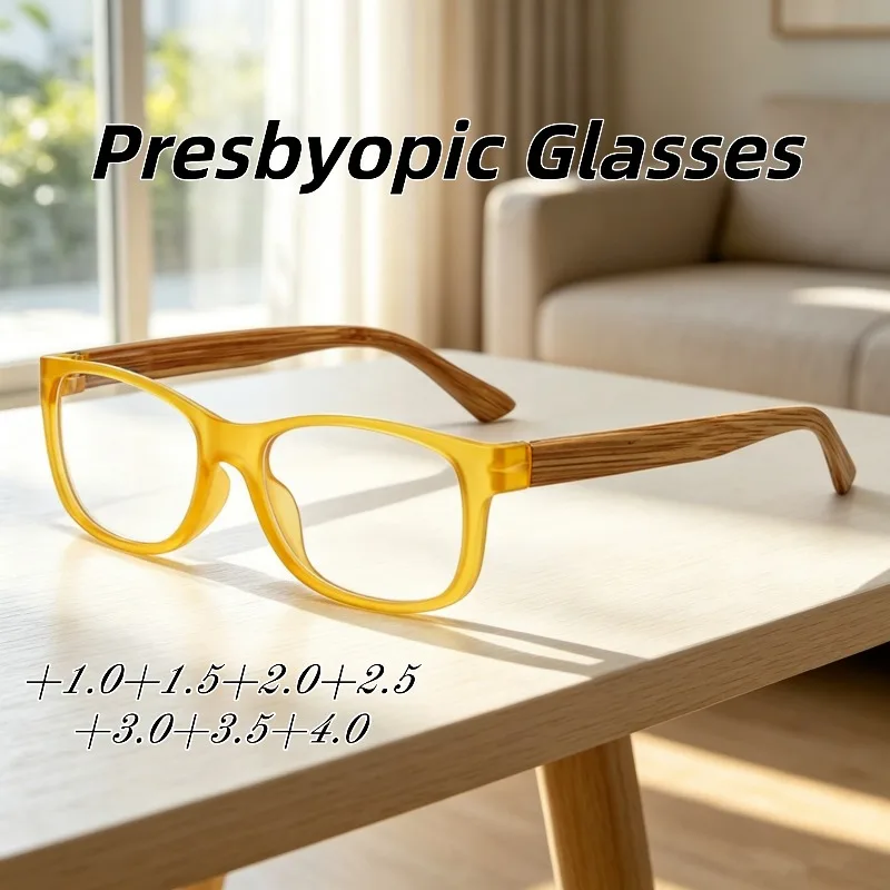 New Versatile Large Frame Anti-Blue Light Presbyopia Eyewear Classic Vintage High Quality Comfortable Reading Eyeglasses Unisex