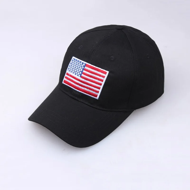 New USA Baseball Cap for Men Women Embroidery Baseball Hat Sports  Outdoor Sun Hot Adjustable Travel Cap