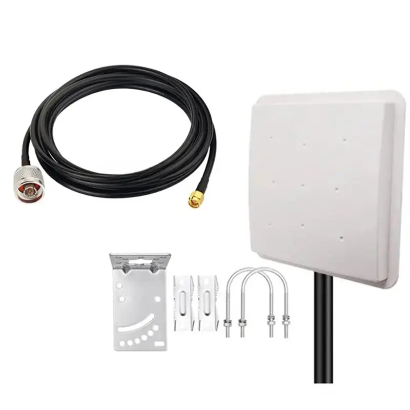 antenna-direzionale-rfid-impermeabile-con-guadagno-elevato-di-9-dbi-e-frequenza-di-915-mhz-dotata-di-staffa-in-metallo-per-applicazioni-iot-all’aperto