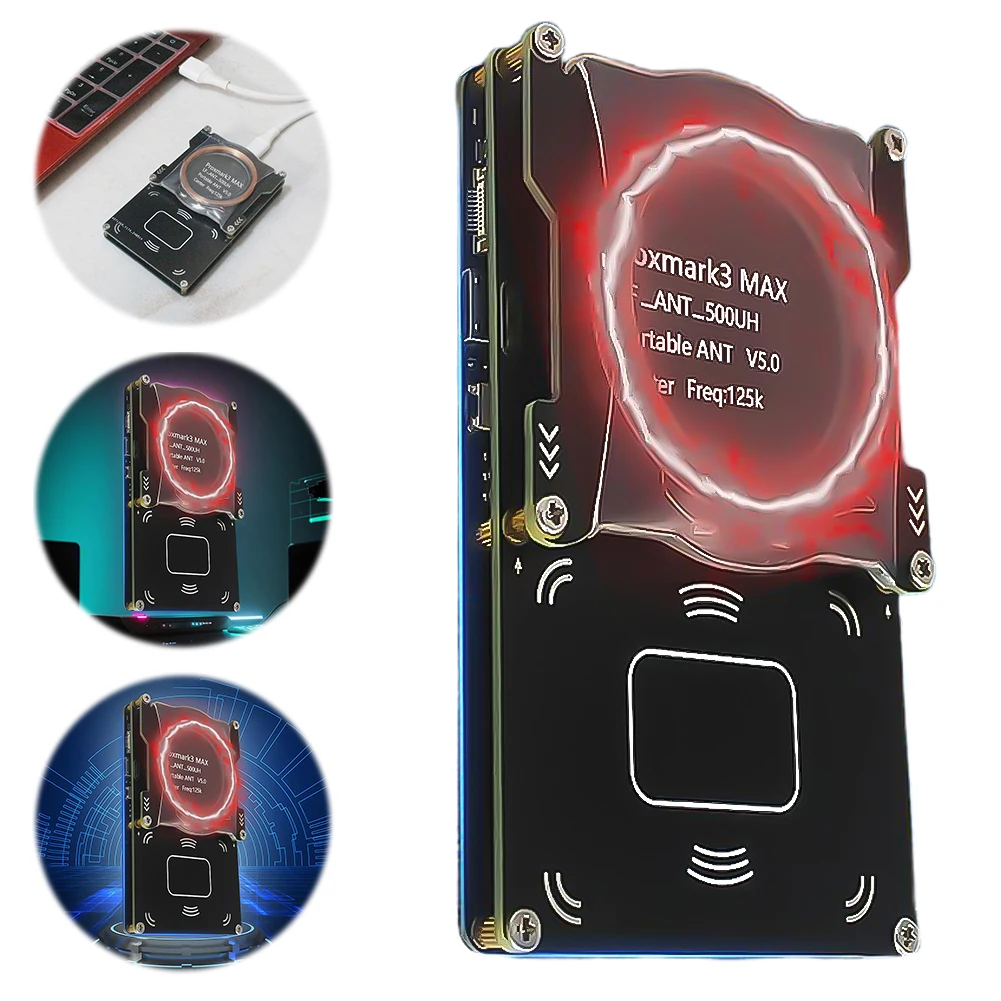 proxmark3-max-set-badge-reader-1356mhz-125khz-ic-id-nfc-tag-decryption-duplicator-smart-programmer-writer-rfid-nfc-card-copier