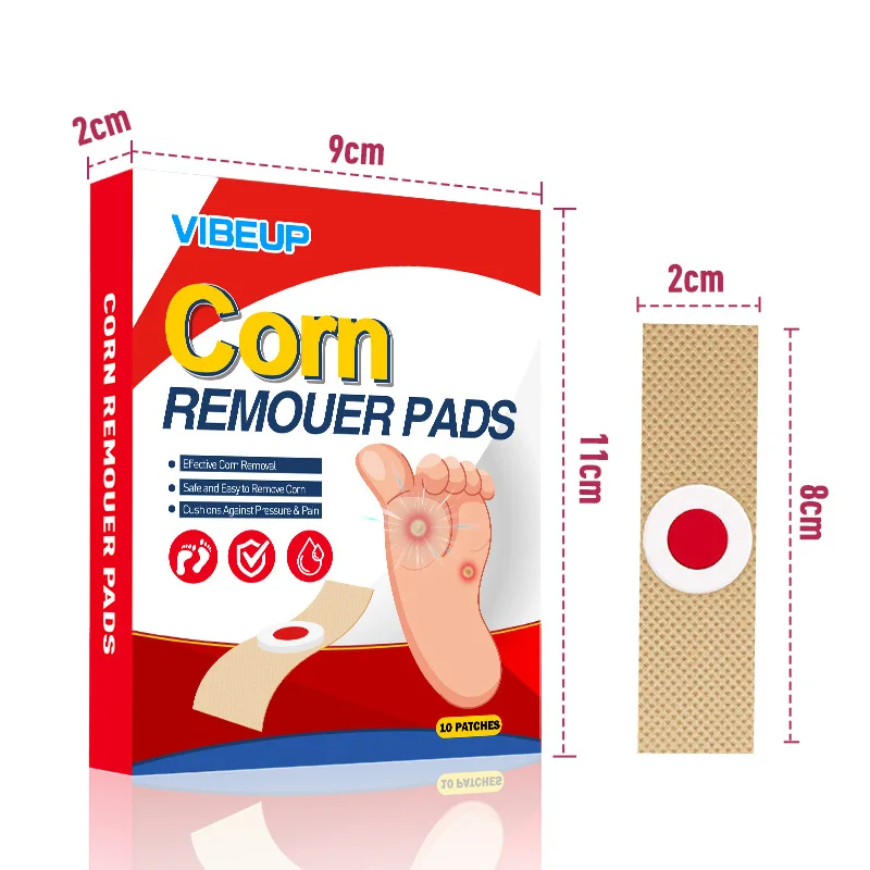 Corn Foot Toe Heel Callus Dead Skin Relief Cleaning Care Patches Adhesive Callus Cushion Non-woven Fabric Toe Corns Removal