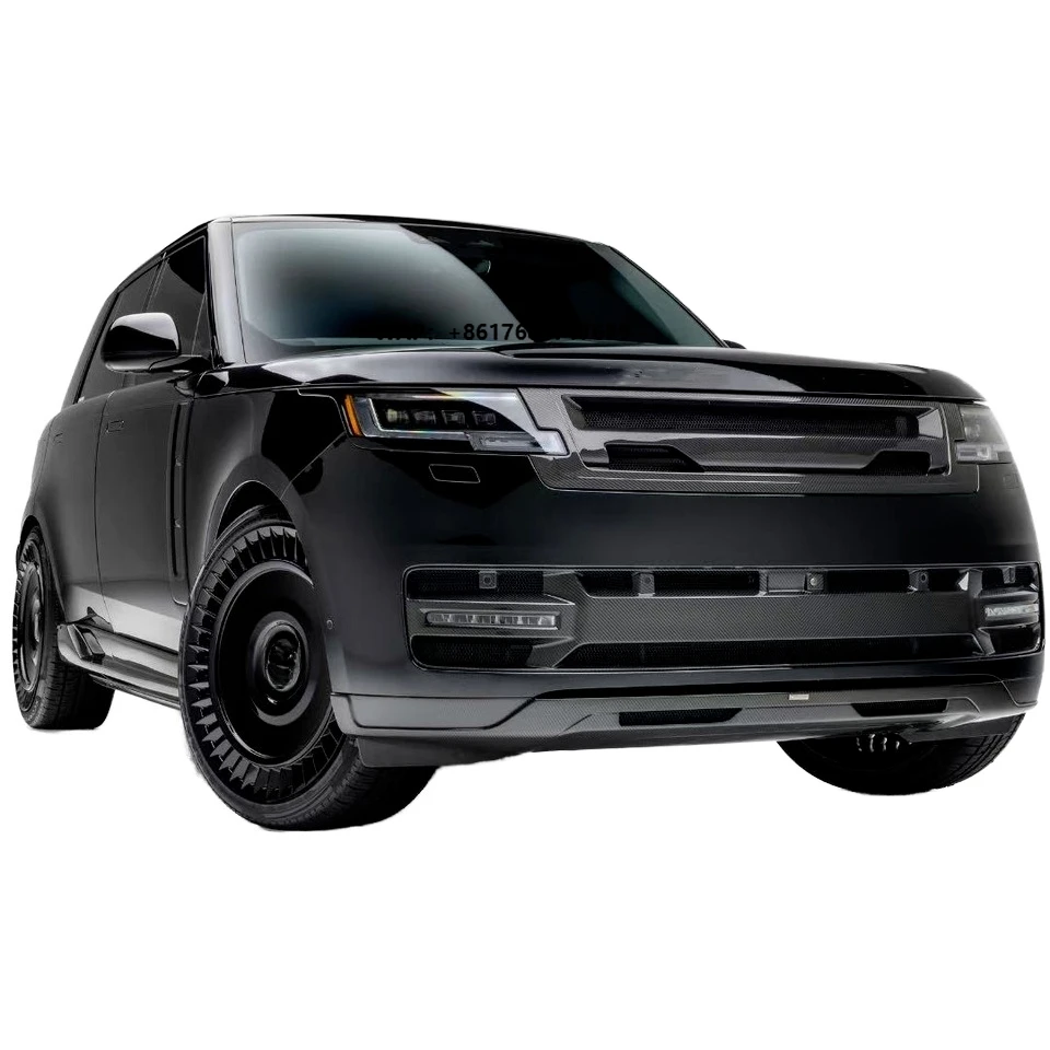 FOR LandRover RangeRover Body Kit Range Rover Upgrade  V Style Carbon Fiber Front Lip Side Skirt Diffuser Spoiler