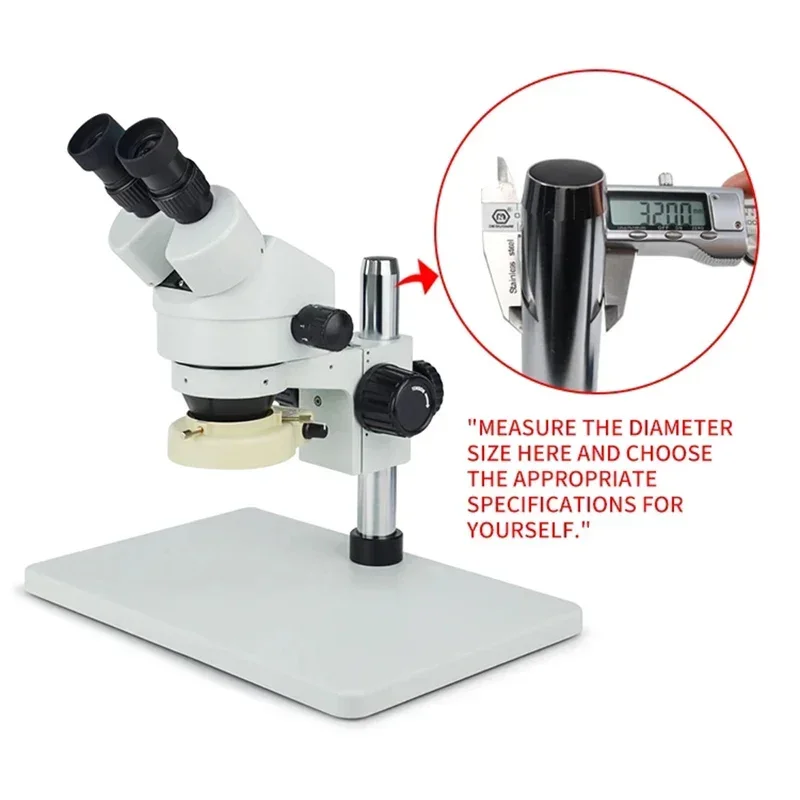 Luowei LW-017 Mikroskop-Schwenkarmhalterung, 360-Grad-Drehung, teleskopisch, faltbar, Metallhalterungsset für Reparatur und Inspektion