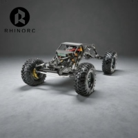 RhinoRC W1 1/10 Scale Metal Crawler Chassis 317mm Adjustable Shaft for Off-Road RC Trucks