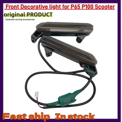 Original Front Decorative LED Lamp for Ninnebots P65 P100 Kick Scooter Warning Light Parts