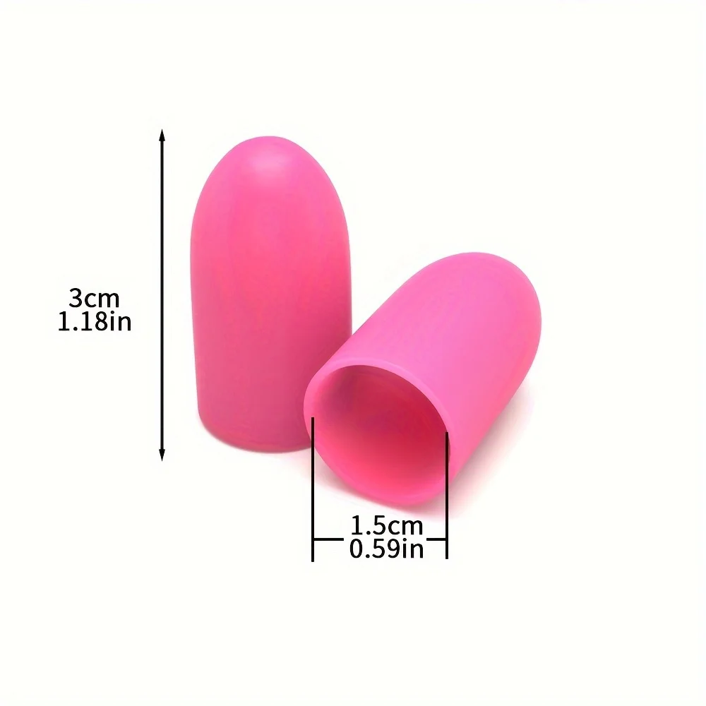 Silicone Finger Guards for Crafting, Guitar Playing, Anti-Slip Finger Protectors image 5