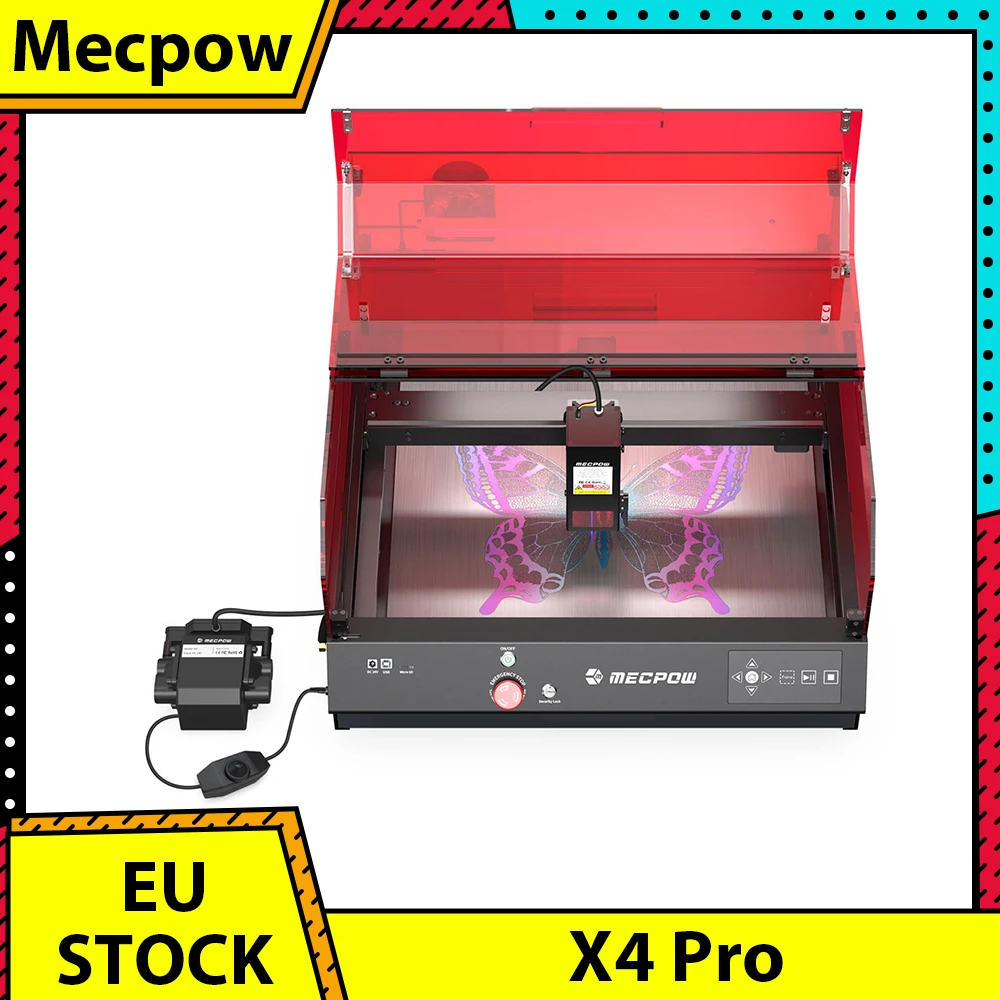 Mecpow X4 Pro: La Máquina de Grabado Láser Más Potente para Profesionales y Aficionados en 2024