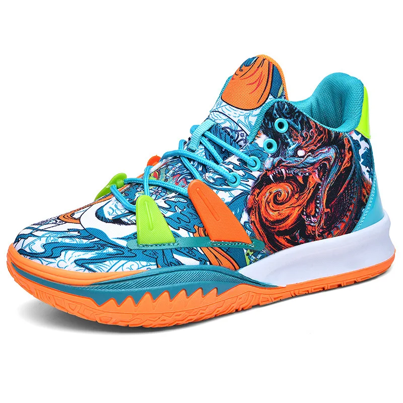 Dragon Totem Mężczyźni Kobiety Buty do koszykówki Lekkie buty do koszykówki Oddychające Wygodne buty sportowe Trening na siłowni Sport