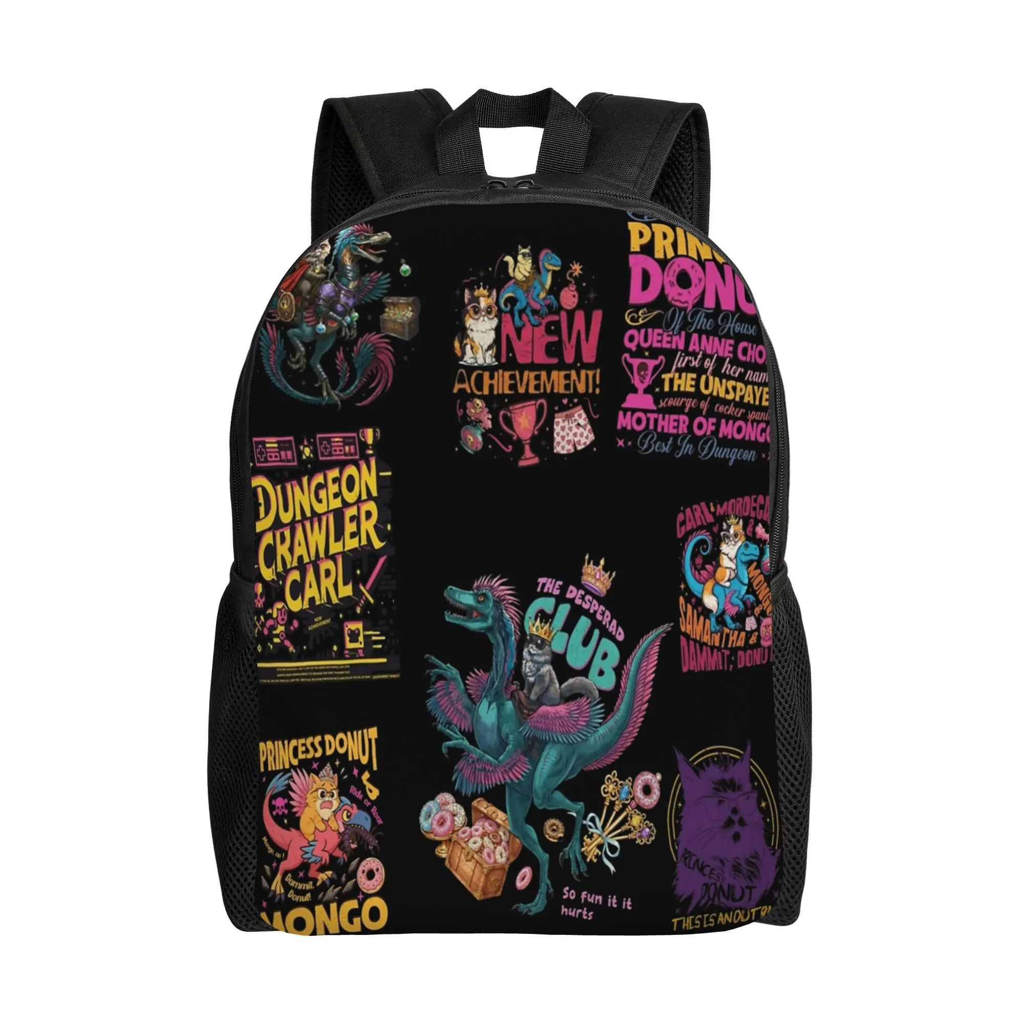 Dungeon Crawler Carl  Backpack  Cute Backpacks Teen Camping Lightweight High School Bags Custom Rucksack