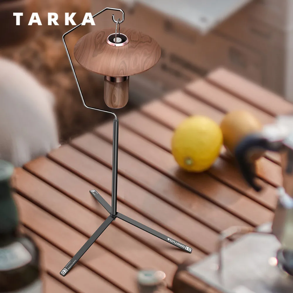 TARKA Ultralekki stojak na latarnię Uchwyt na lampę stołową Wieszak na lampę Przenośne, odłączane wieszaki na latarnie do oświetlenia turystycznego na zewnątrz