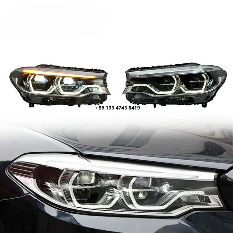 

Designed for 5 Series G30 G38 Headlight Assembly 18-20 Retrofit Light Emitting Diode Daytime Running Headlights