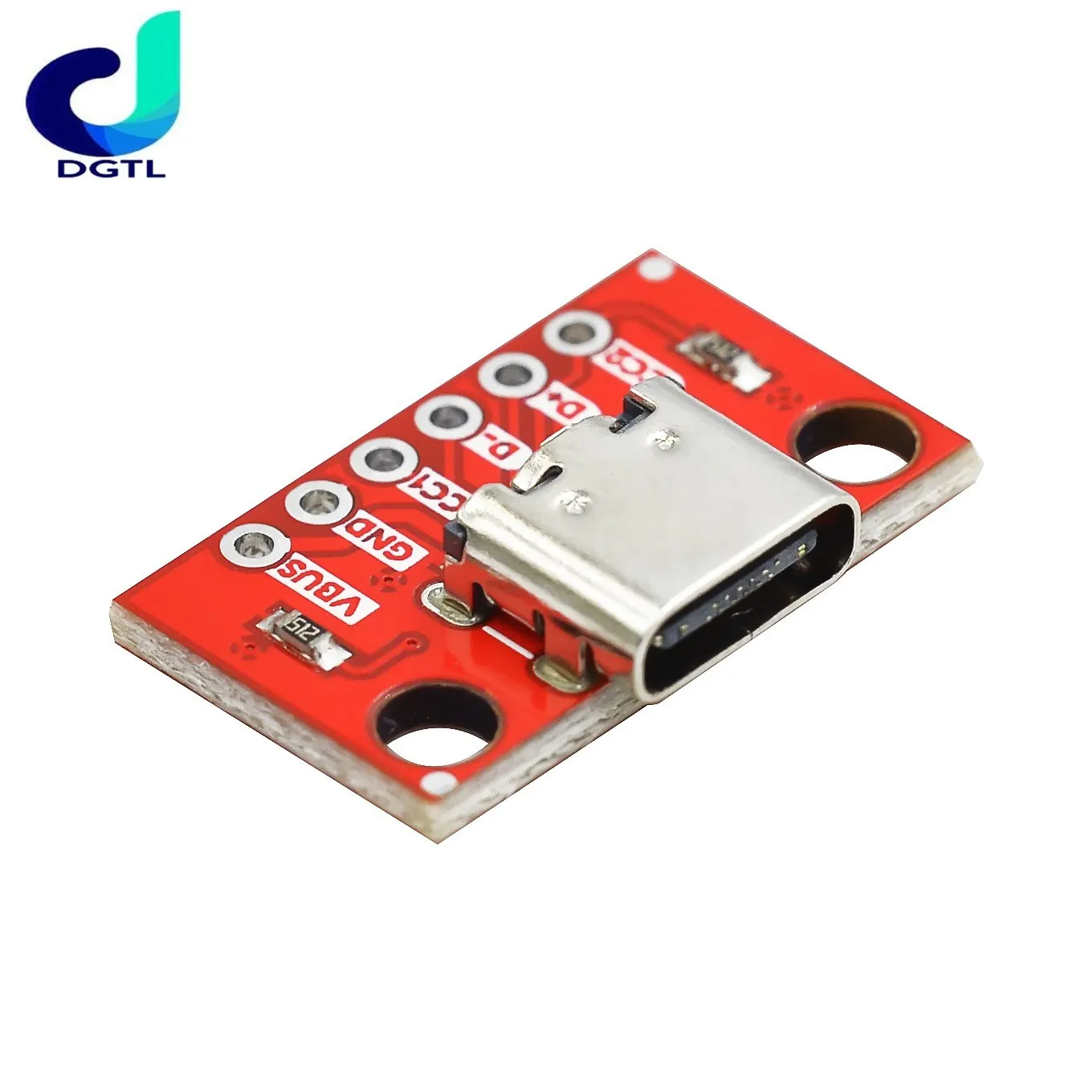 Tipo fêmea C High Current Power Adapter Board Module para Arduino, USB3.1, 16P a 2.54, 1Pc