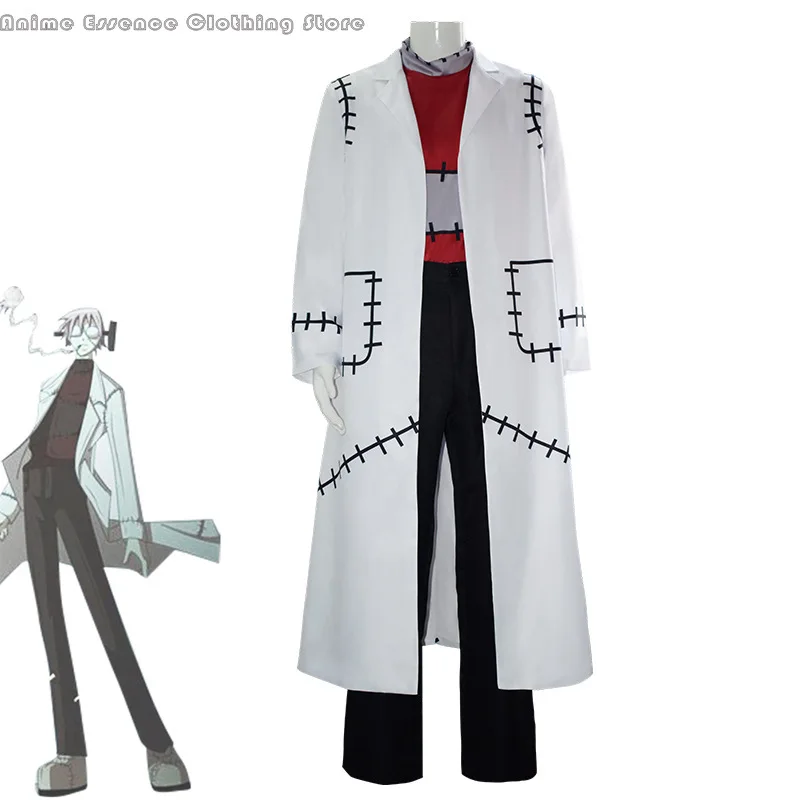 

Anime Soul Eater Cosplay Franken Stein Doctor Cosplay Costume Made Adult Men Outfit Halloween Carnival PartyTerror
