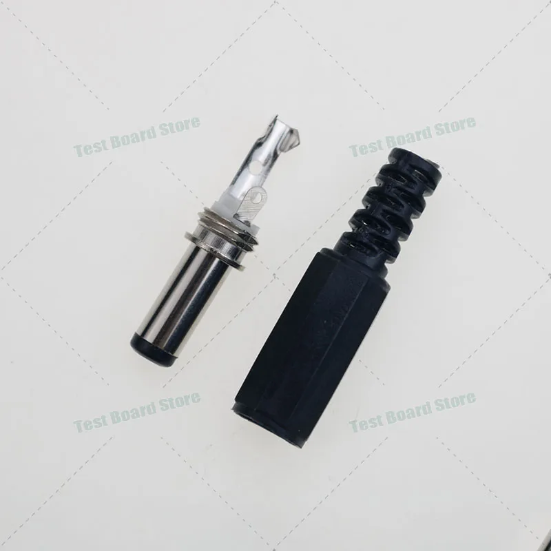 1Pcs welding DC power plug 5.5 * 2.1mm 5.5 * 2.5/5.0 * 3.0/6.0 * 4.4/2.5 * 0.7/4.0 * 1.7 male socket with pin adapter connector