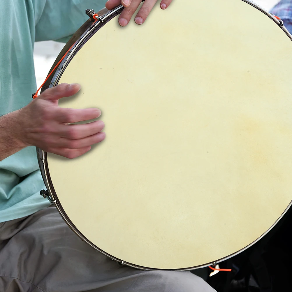 

2pcs African Covers Durable Replacement Percussion Parts Hand Drum Skin Round Drum Heads Musical