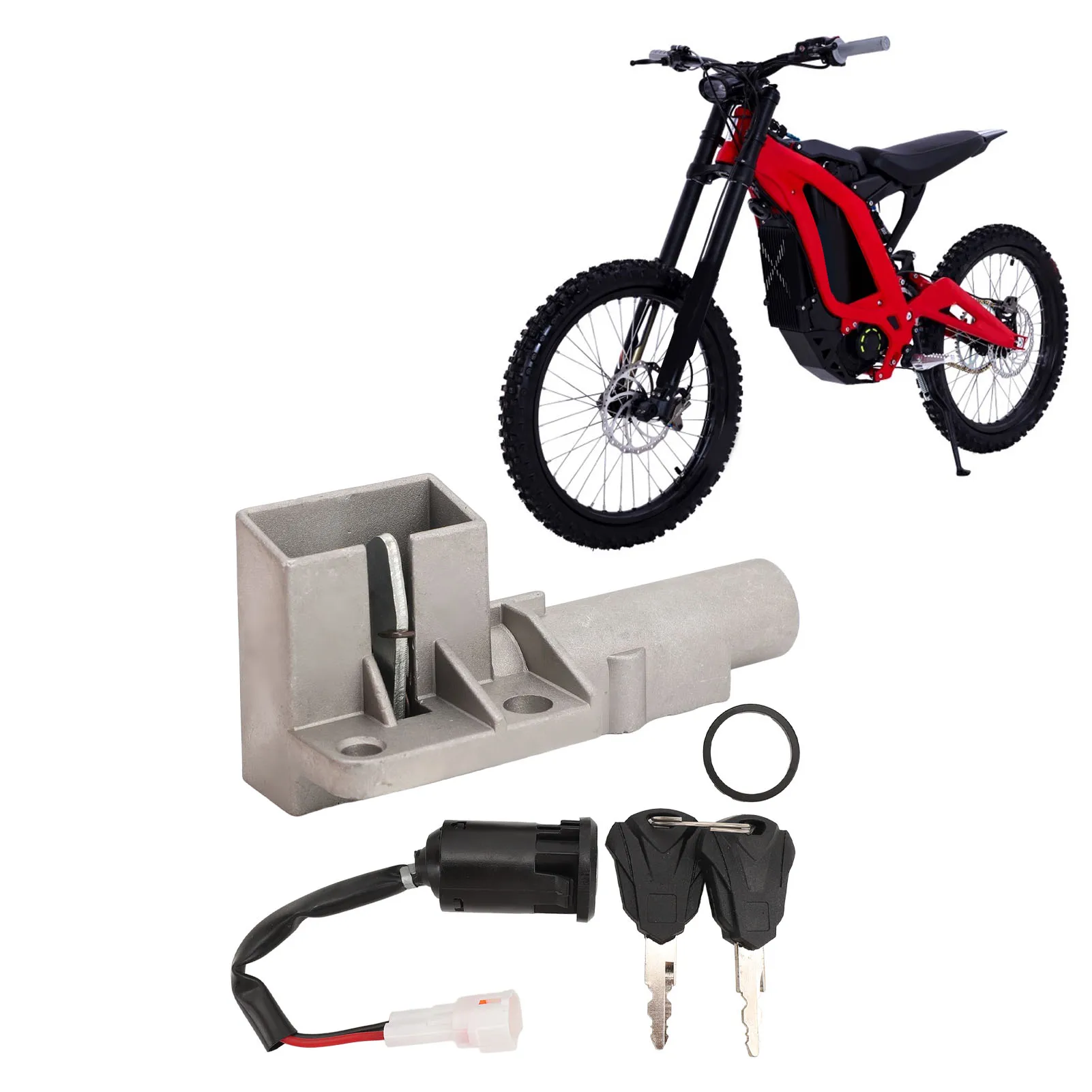 

Набор ключей зажигания мотоцикла, комплект блокировки зажигания с быстрым запуском, замена для Sur‐Ron Sur Ron Light Bee XS Dirt Bike