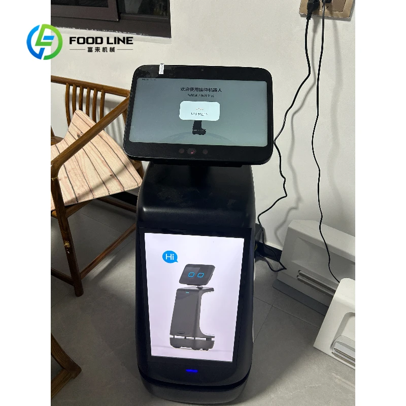 Customized Commercial AI Reception Robot Smart Waiter Robot Intelligent Guide Robot Hotel Mall Lobby Indoor Service Equipment