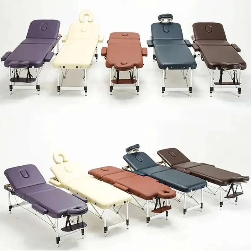 

Portable Single Folding Bed Metal Beauty Massage Bed Convertible Adults Headrest Sofa Cama Plegable Space Saving Furniture GM