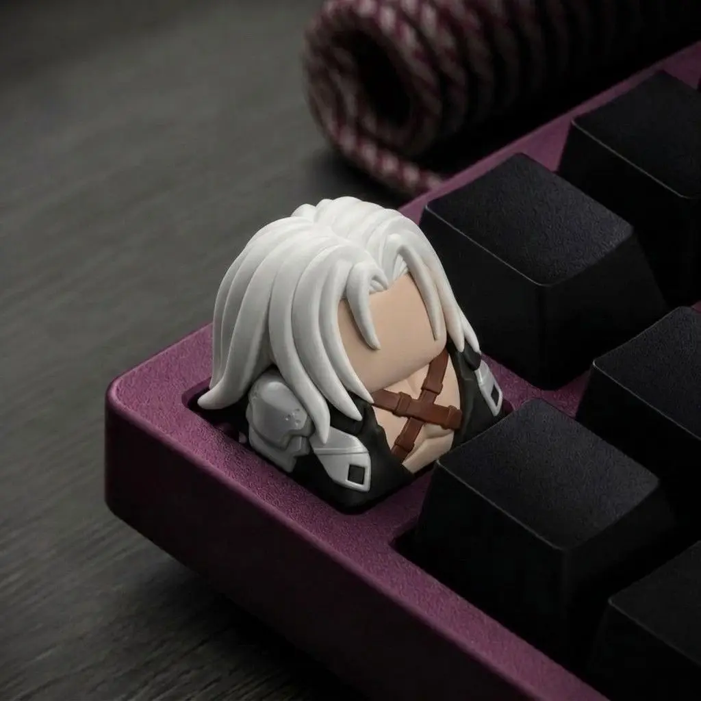 Game and Anime Series Character Keycaps, Personalized and Creative Mechanical Keyboard Cross-Axis Universal Esc Keys