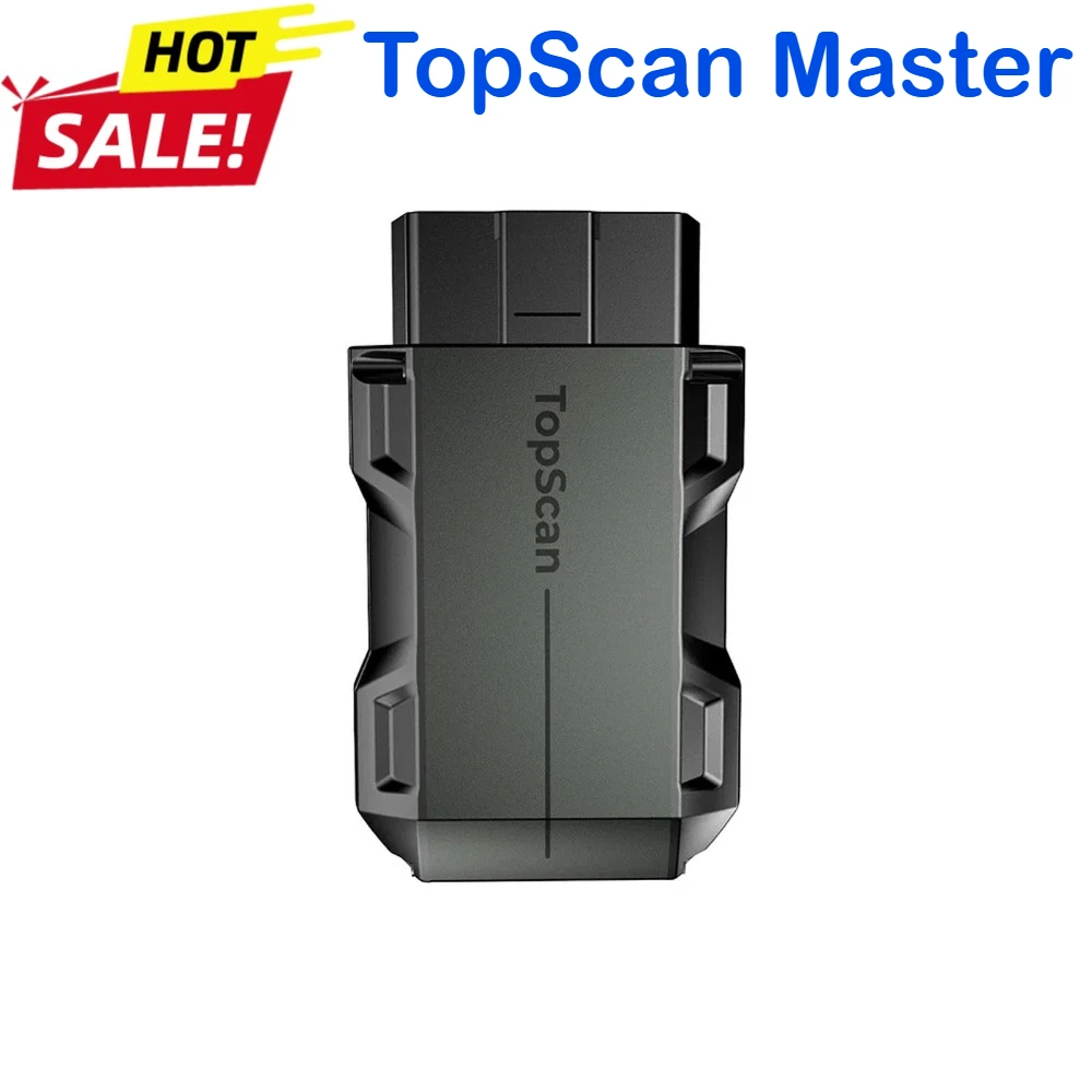 TOPDON TopScan Master Bluetooth Code Reader Supports 10 OBD2 Testing Modes 30 Reset Service All System Diagnostic Scanner