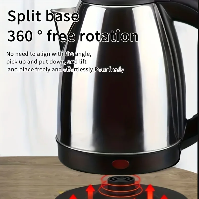 1500W 1.8L Household Electric Kettle Kitchen Kettle,Scalding Stainless Steel Kettle,Intelligent Constant Temperature