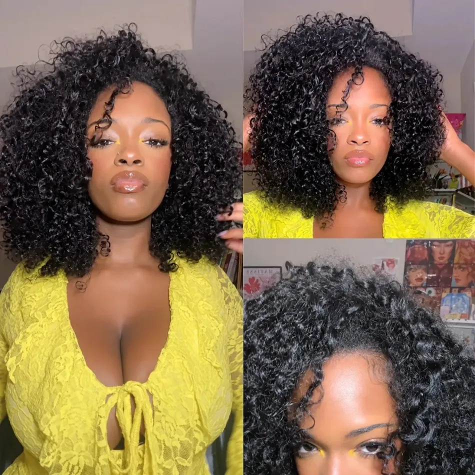 Burmese Curly Hair Bundles Water Wave Human Hair Bundles Virgin Weave Human Hair Extensions Curly Ends 1/3/4 Pcs Natural Color 30 40 Inch