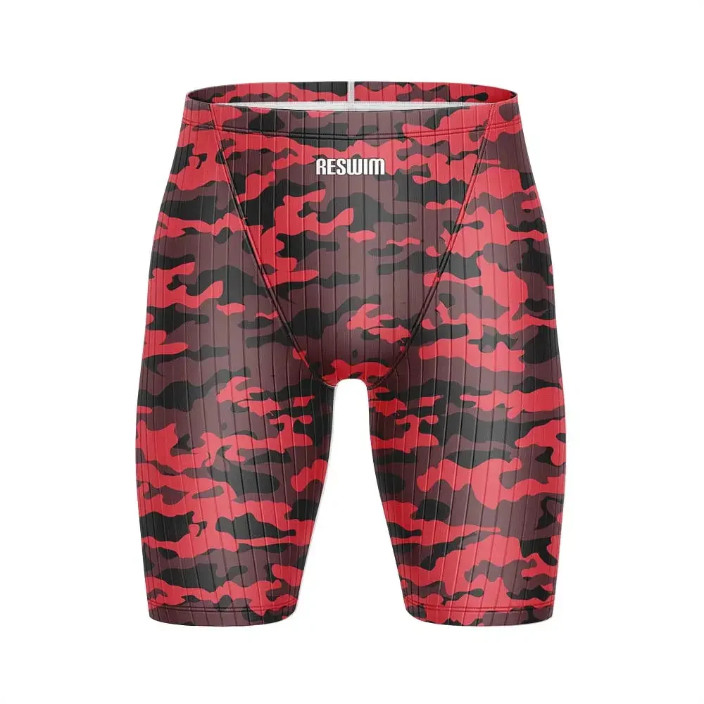 Mens Surf Swimsuit Shorts Jammers Beach Tights Trunks Swimming Printing Swimwear Endurance Athletic Sports Surfing Diving Trunks