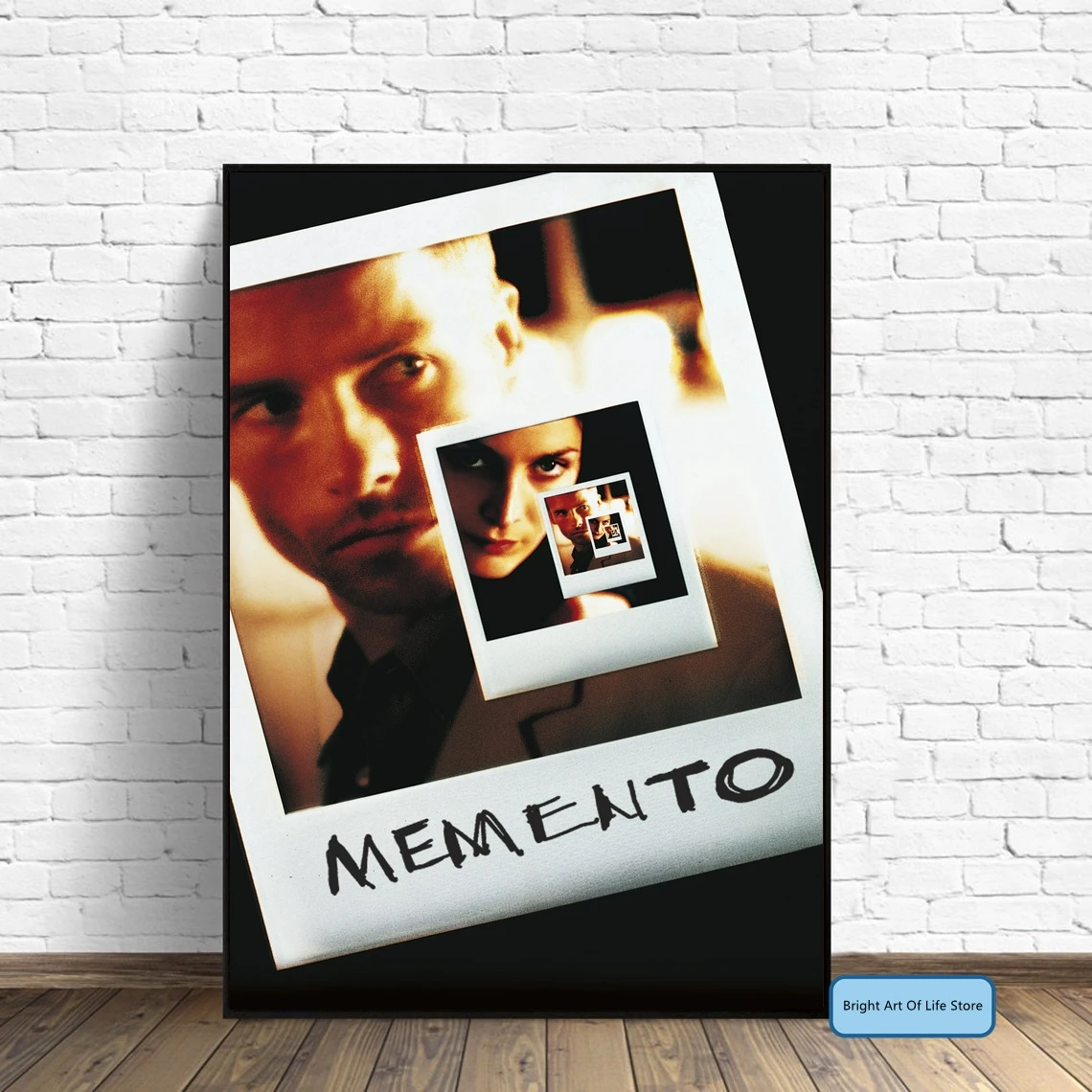 

Memento (2000) Movie Poster Cover Photo Print Canvas Wall Art Home Decor (Unframed)