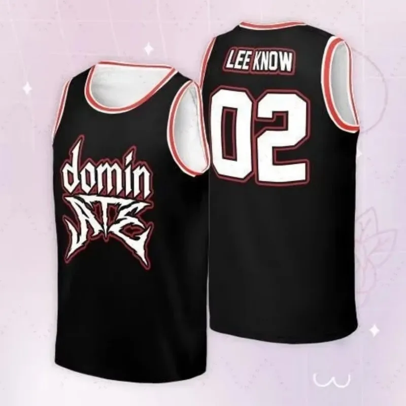 2026 Summer Skz Dominate Tour Kpop Basketball Jersey Sports Dry Quickly Men's T-Shirt Children's Clothing Tee Y2k ManVest