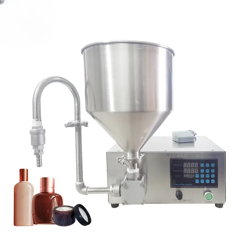 Production Line Sauce Cosmetic Cream Ointment Jar Paste Paint Jam Bottle High Viscosity Liquid Filling Machines