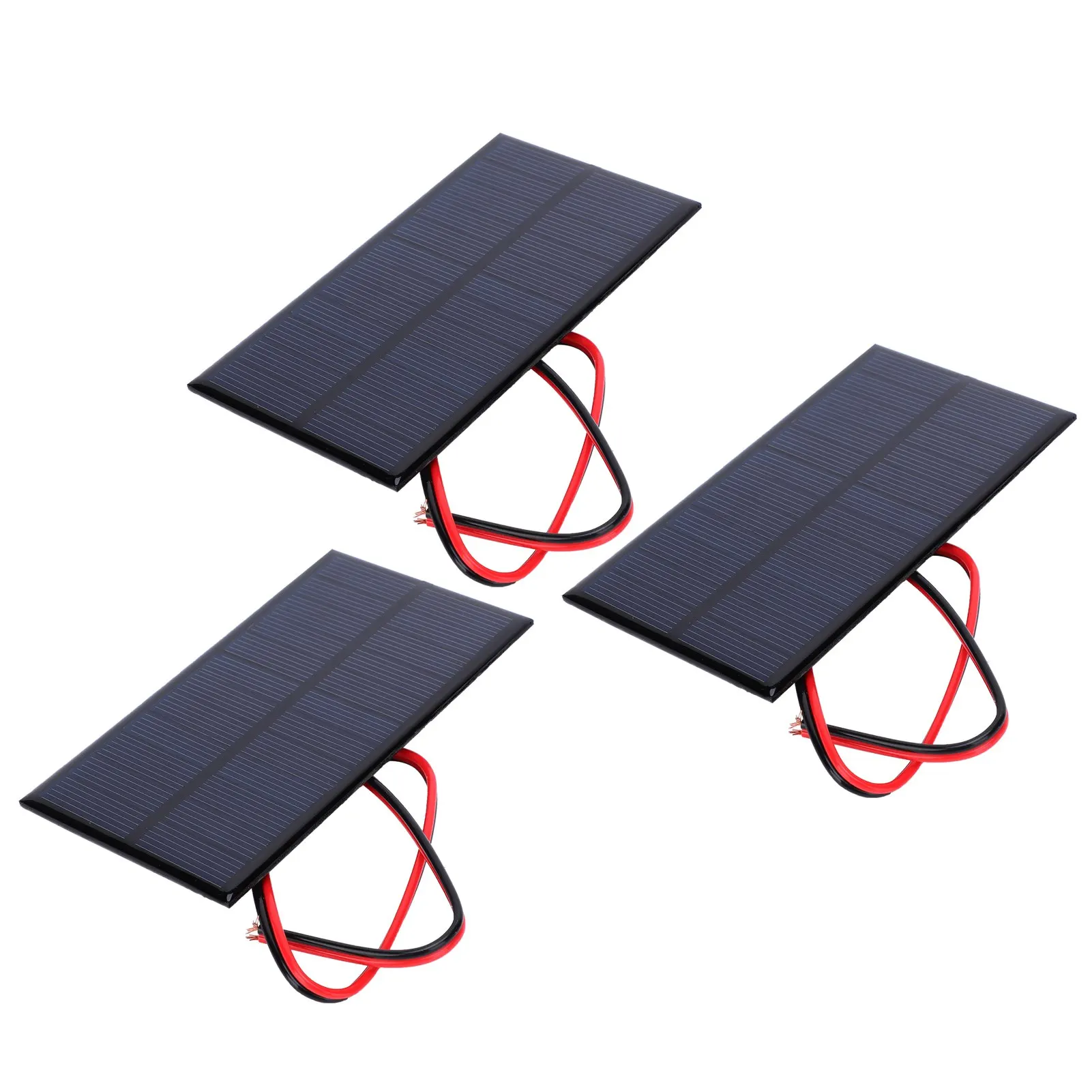 Solar Power Module  6V 1W Solar Panel Cell Power Module Polycrystalline Silicon Solar Panel with 30cm Cable
