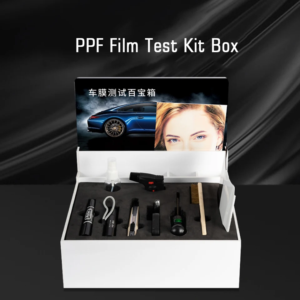

Multifunction PPF Film test Kit For Ultraviolet /Film thickness/Heat thermal repair / Car film scratch/ Puncture Test MO-651-1