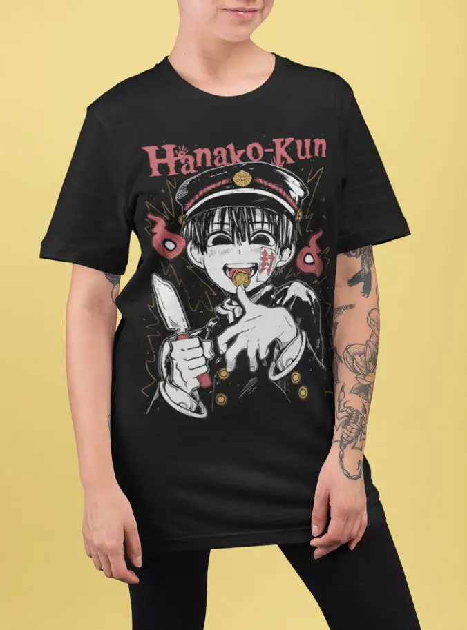 قميص Hanako Kun Yashiro Nene Manga قميص المرحاض ملزمة Hanako Kun قميص أنيمي قميص Hanako قميص Tbhk