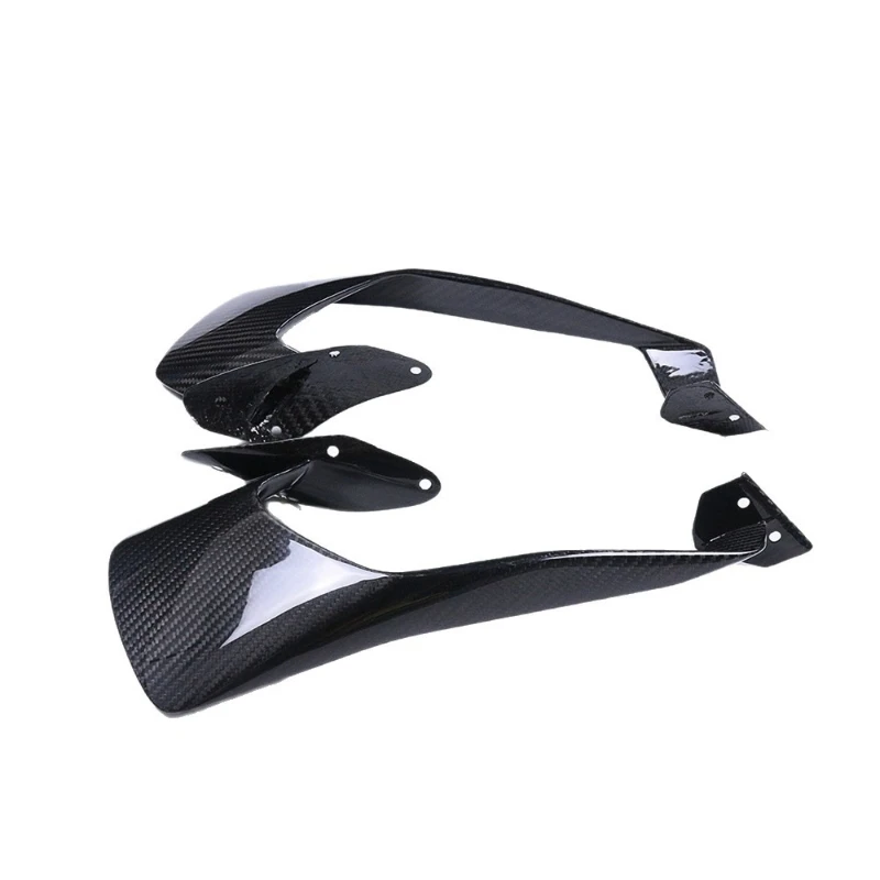 Motorcycle modified carbon fiber fixed wind wing, diversion front flank