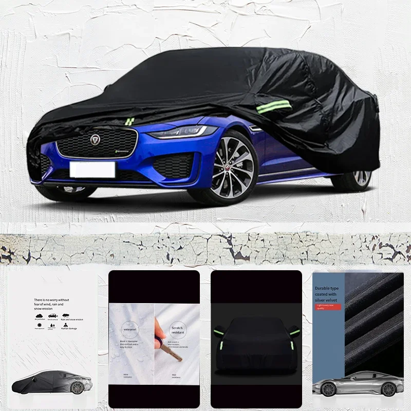 Car Cover Customized For Jaguar XEL Outdoor Sun Shade Anti-UV Rain Fog Resistant Cover Dust Proof car outdoor full coverage