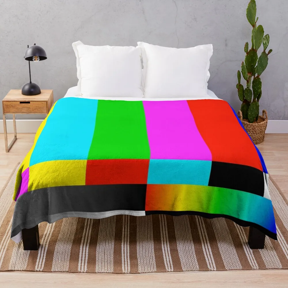 SMPTE test card Throw Blanket For Baby Multi-Purpose Blankets