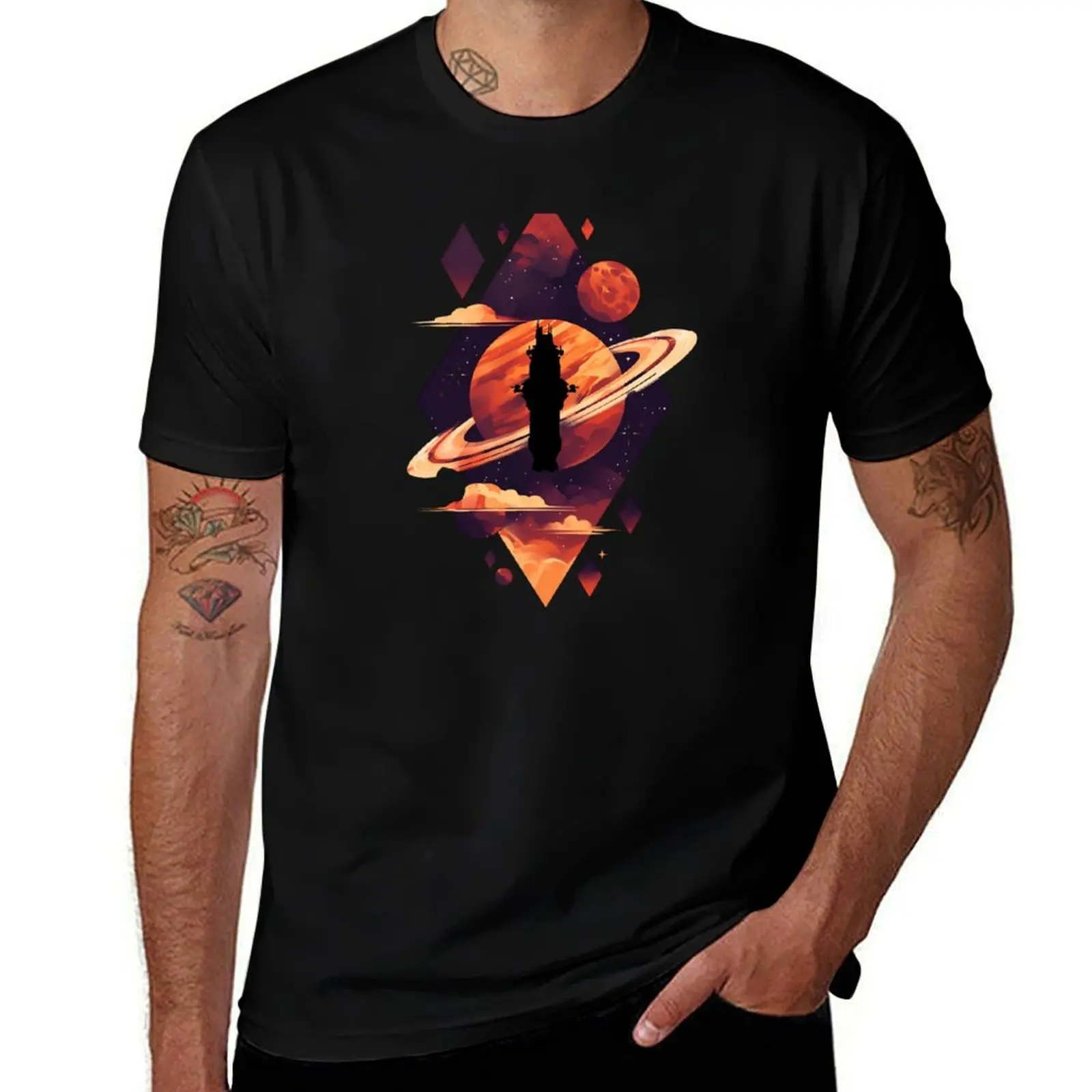 La nave Roci atraviesa el sistema: camiseta de ciencia ficción, ideal para un atuendo informal de uso diario.