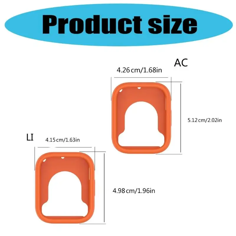 652F Capa silicone macio capa protetora para modelos relógio inteligente 5 Active/5 Lite à prova choque fácil