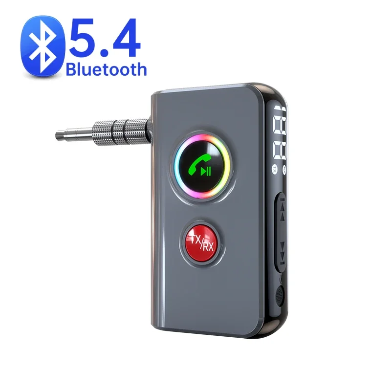 2 в 1 Bluetooth 5,4 аудиоприемник-передатчик AUX беспроводной аудиоадаптер громкой связи разъем 3,5 мм для автомобильных наушников ТВ колонки