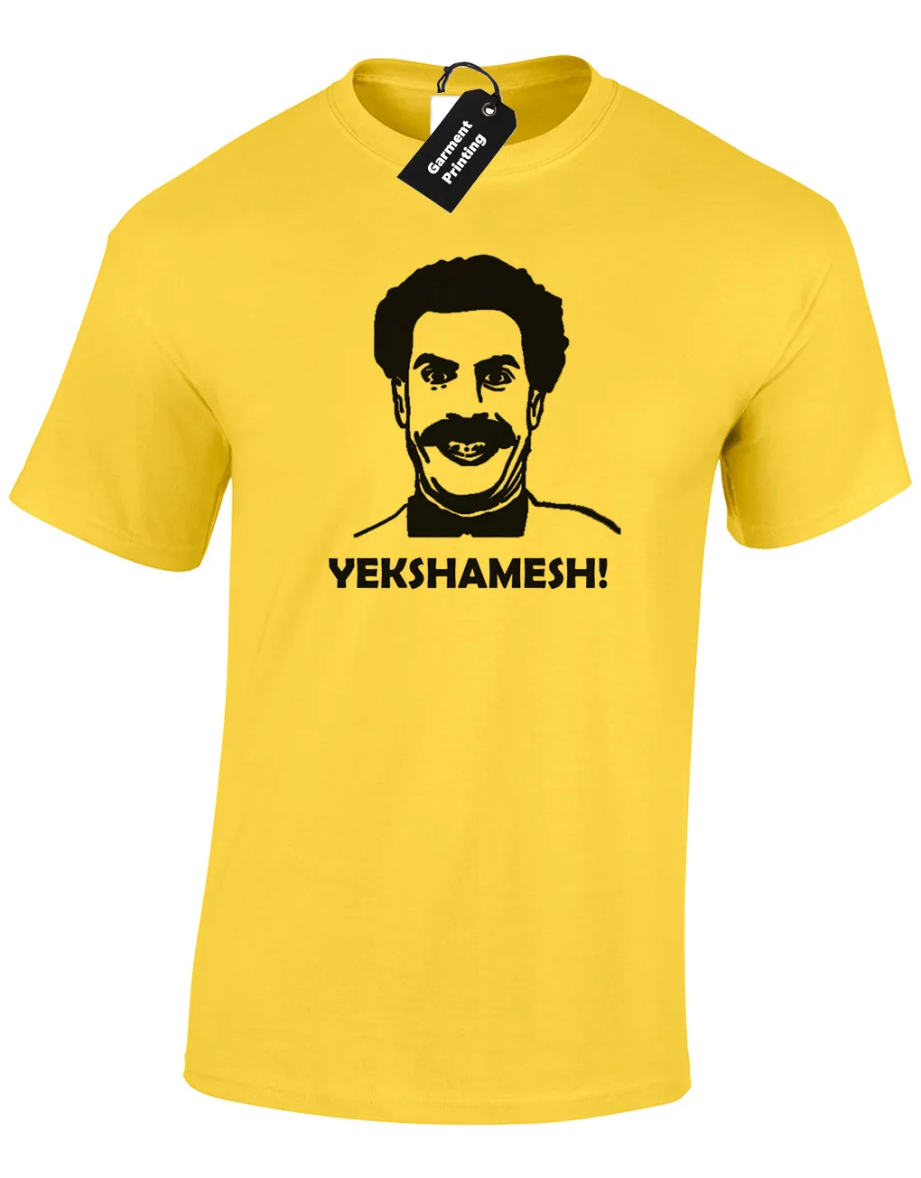 BORAT YEKSHAMESH MENS T SHIRT FUNNY KAZAKHSTAN DESIGN ALI G JOKE QUALITY GIFT long or short sleeves