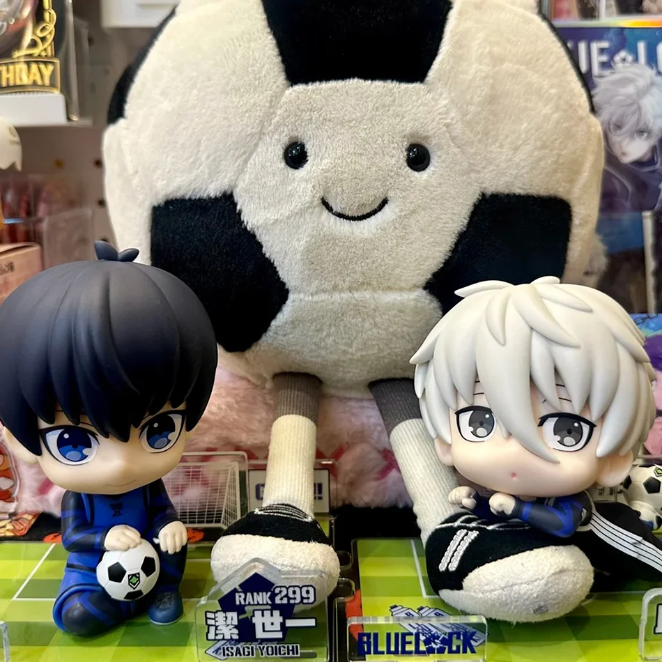 BLUE LOCK Actionfiguren Isagi Yoichi Nagi Seishiro Anime-Figur Q-Version Figurine PVC Sammlermodell Kinderpuppe Spielzeug Geschenke