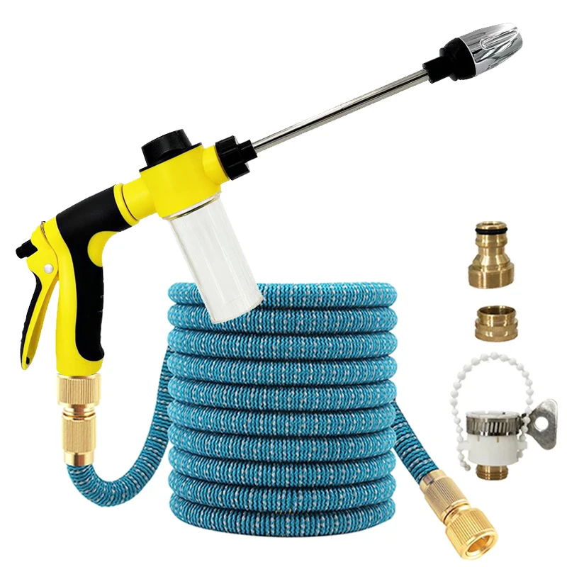 

Heavy Duty Expandable Garden Magic Hose, High-Pressure Foam Gun, Garden Hose, Suitable For Cleaning And Garden Watering