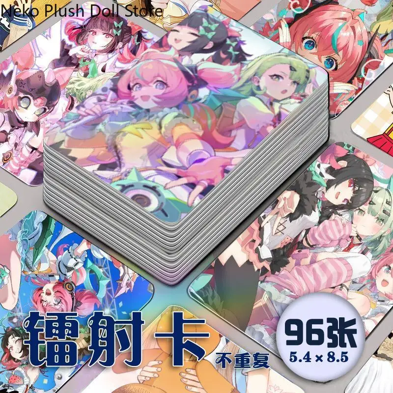 

96PCS Zenless Zone Zero Angels of Delusion Sunna Aria Anime Cosplay Laser Card Collection Lomo Card Photo Postcard Pictorials