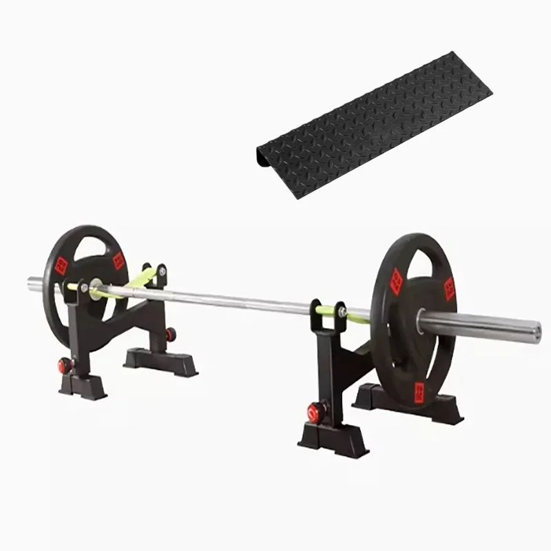 Hard Pull Buffer Table,Stand Barbell Stand Shock Absorber Home Fitness Equipment Hard Pull Trainer Riser,  Fitness Accessories