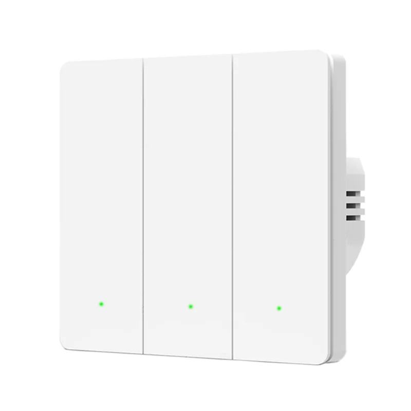 สวิตช์ติดผนังแบบเหนี่ยวนำร่างกายมนุษย์ A33T-อัพเกรด Tuya Zigbee Millimeter Wave สวิตช์ไฟฟ้าเดี่ยวแบบแม่เหล็กยึด EU Push